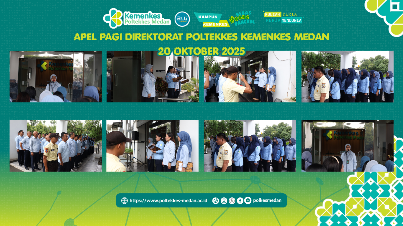 Apel Pagi Poltekkes Kemenkes Medan, Senin, 20 Oktober 2025